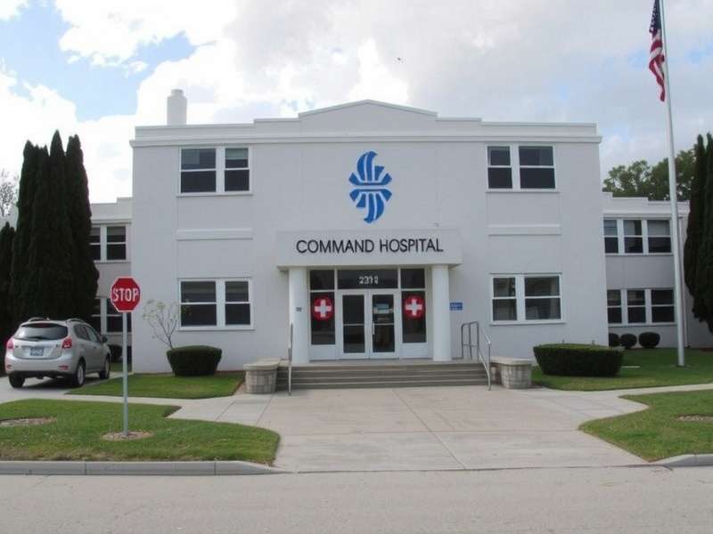 Cardiology department with ECG monitor